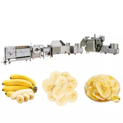 Semi Automatic 1500w Chips Banana Machine For Large Scale Manufacturing