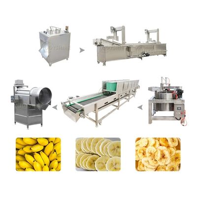 Semi Automatic 1500w Chips Banana Machine For Large Scale Manufacturing